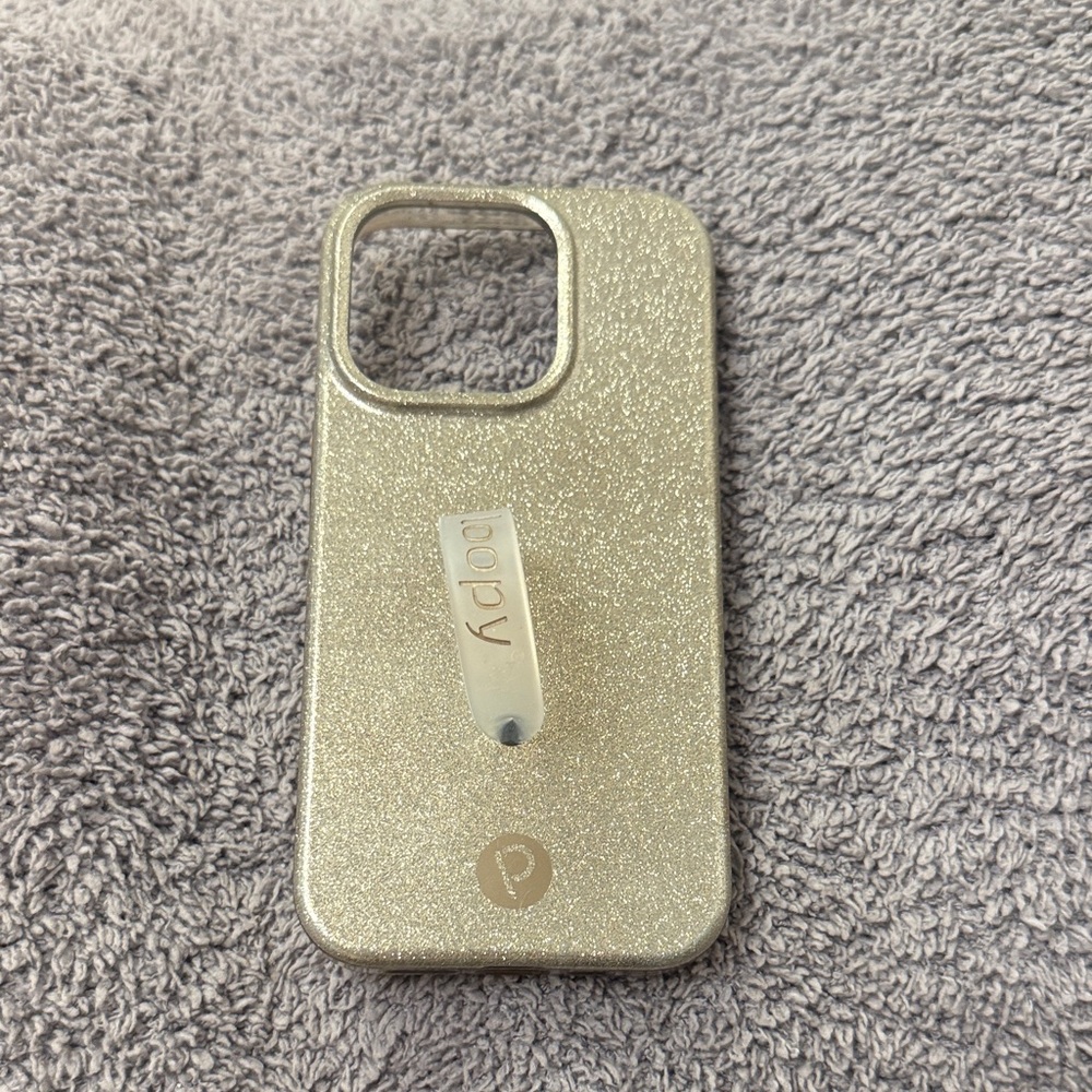 Loopy Case Glittery Gold Phone Case